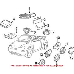 VW Speaker - Front 1Y0035411AD